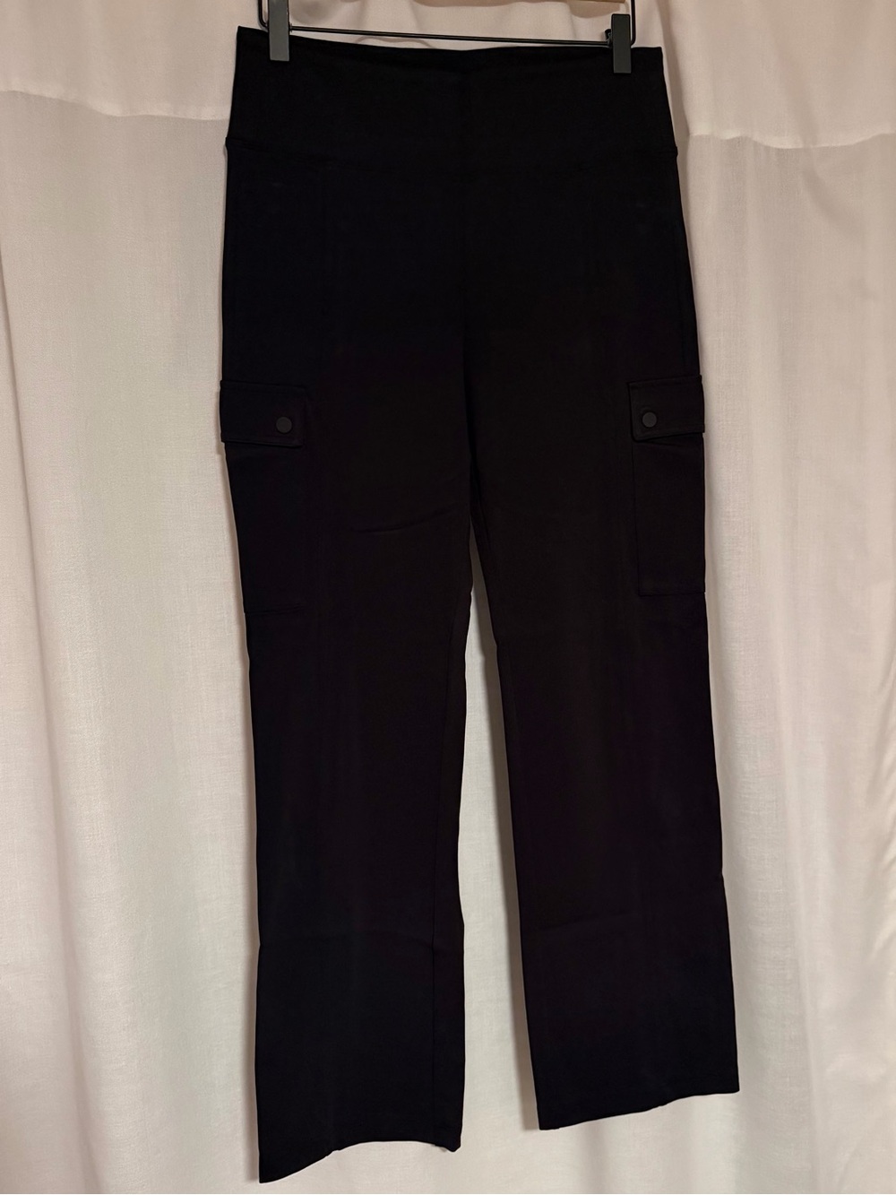 Athleta Delancey Straight Black Cargo Pants